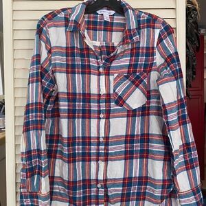 Old Navy Women’s Plaid Long Sleeve Shirt